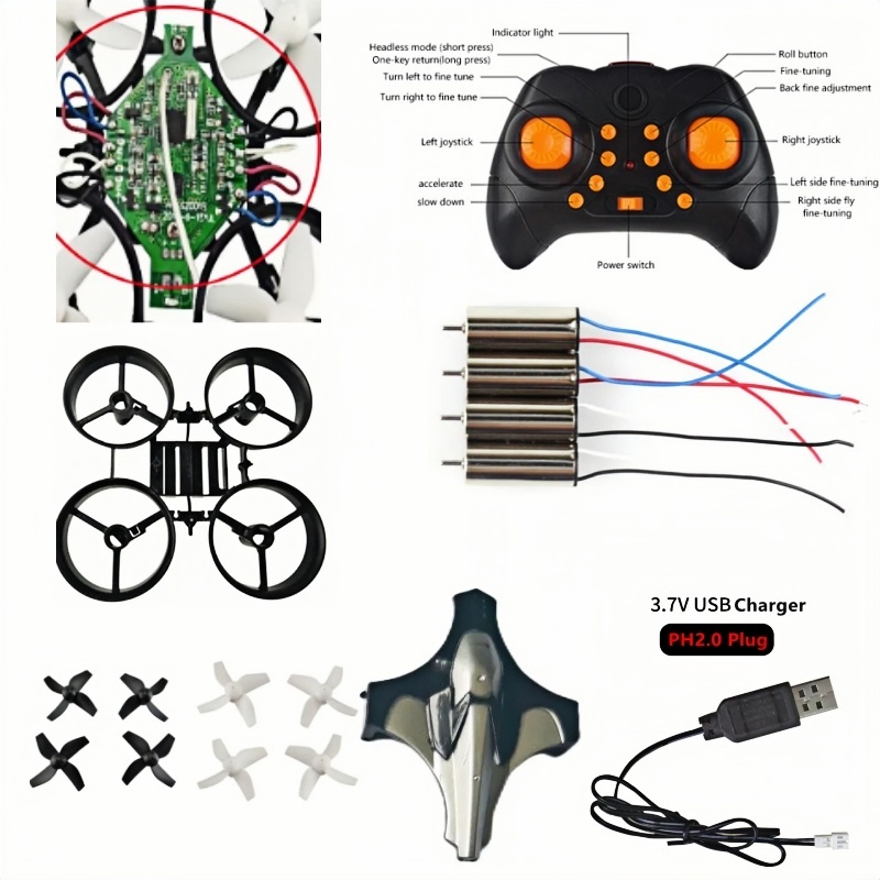Eachine Drone E010 - Komple DIY Drone Kiti 2.4G 6