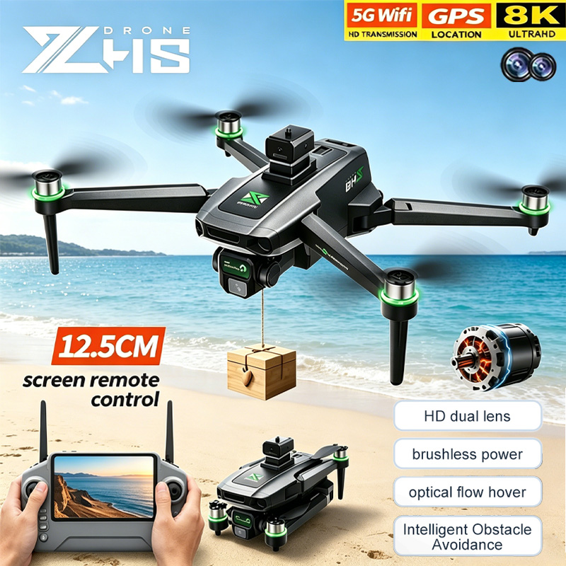Drone Kit Tricopter - Profesyonel ZH8 Uzaktan Kumandalı Mini Drone