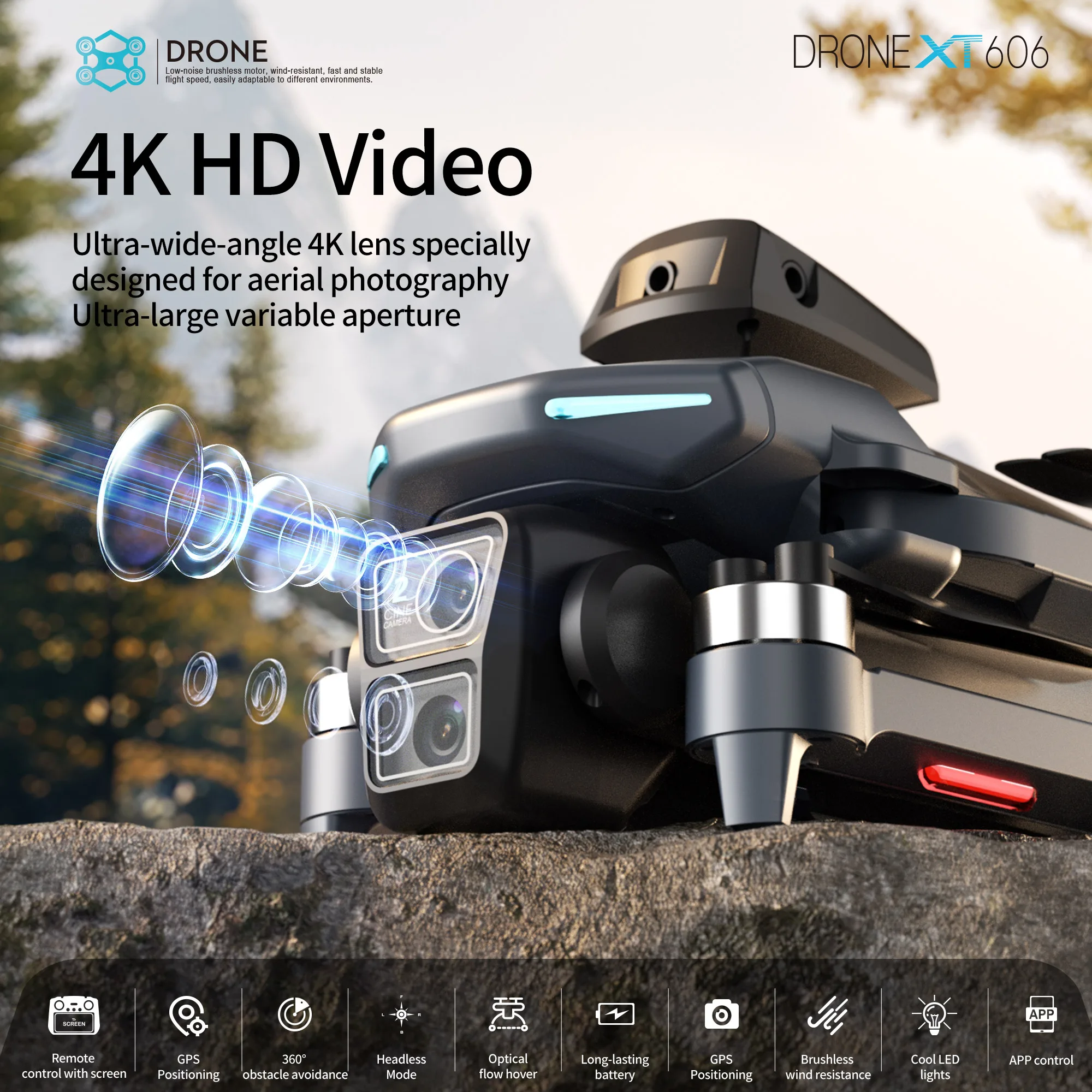 Orijinal XT606 Drone Profesyon - Drone Kit With Camera incelemesi ve fiyatı