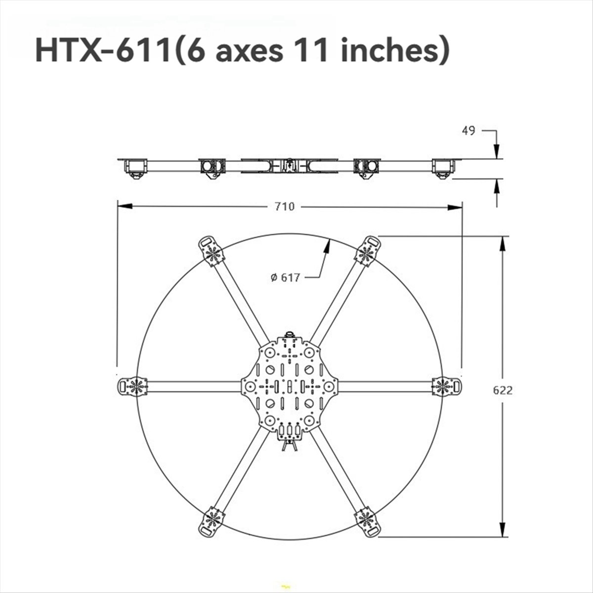 ▶ ✔ ▃ AC246-Hexacopter FPV Qua - Drone Kit Hexacopter incelemesi ve fiyatı